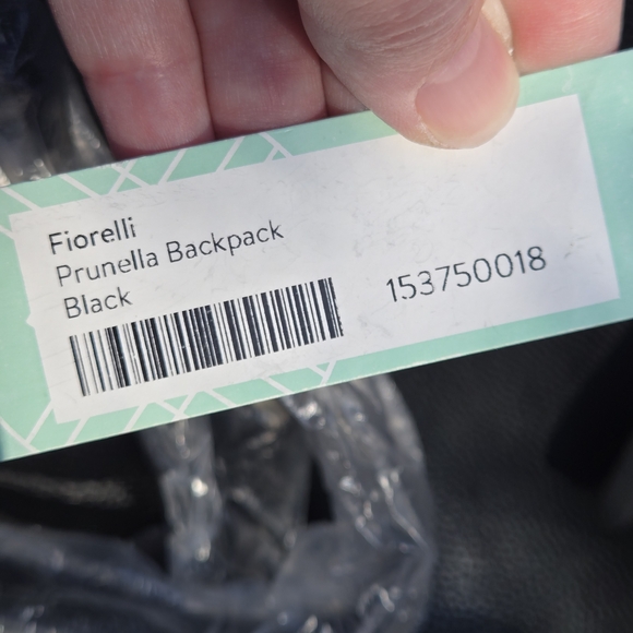 Fiorelli Prunella Black Pebble Backpack NWT Faux Leather - Picture 6 of 11